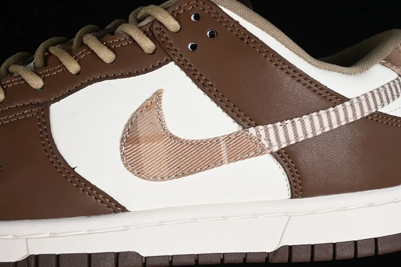 All categories Nk SB Dunk series Nk SB Dunk Low low-top sneakers Nk Dunk Low "Brown Plaid" white and brown stitching SB low-top casual sneakers FV3653-191